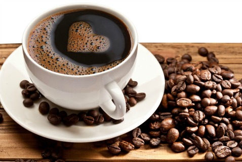 cut of coffee and coffee beans. https://www.info-on-high-blood-pressure.com/Coffee-And-High-Blood-Pressure.html
