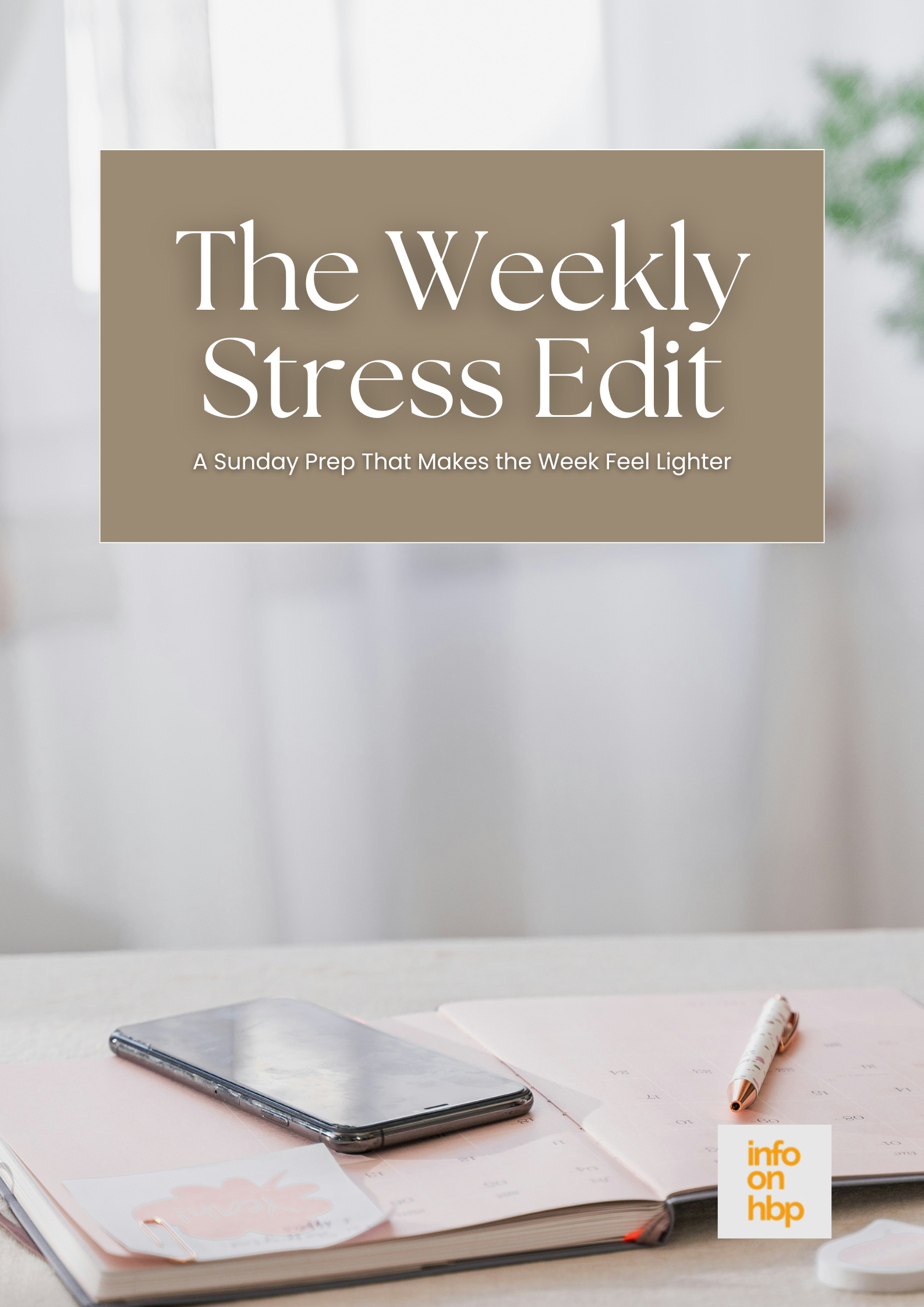stress weekly edits