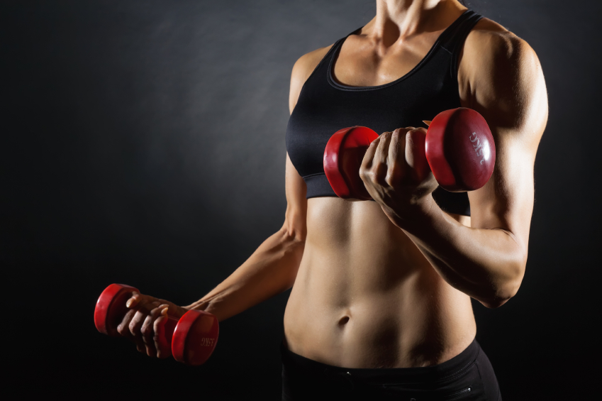 Weight Lifting Woman,  https://www.info-on-high-blood-pressure.com/Strong-Bones.html