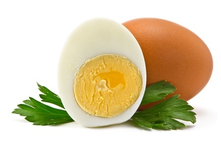 Boiled eggs. https://www.info-on-high-blood-pressure.com/Cholesterol-Myths.html