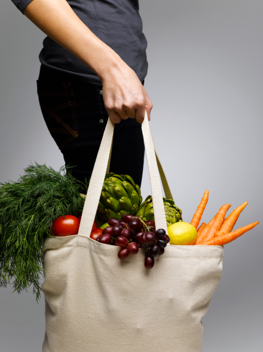 Bag of vegetables from the farmer's market. https://www.info-on-high-blood-pressure.com/highbloodpressurecures.html