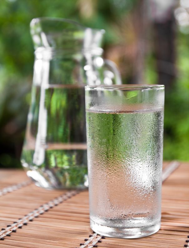 GlassofWateer.  https://www.info-on-high-blood-pressure.com/How-To-Hydrate.html