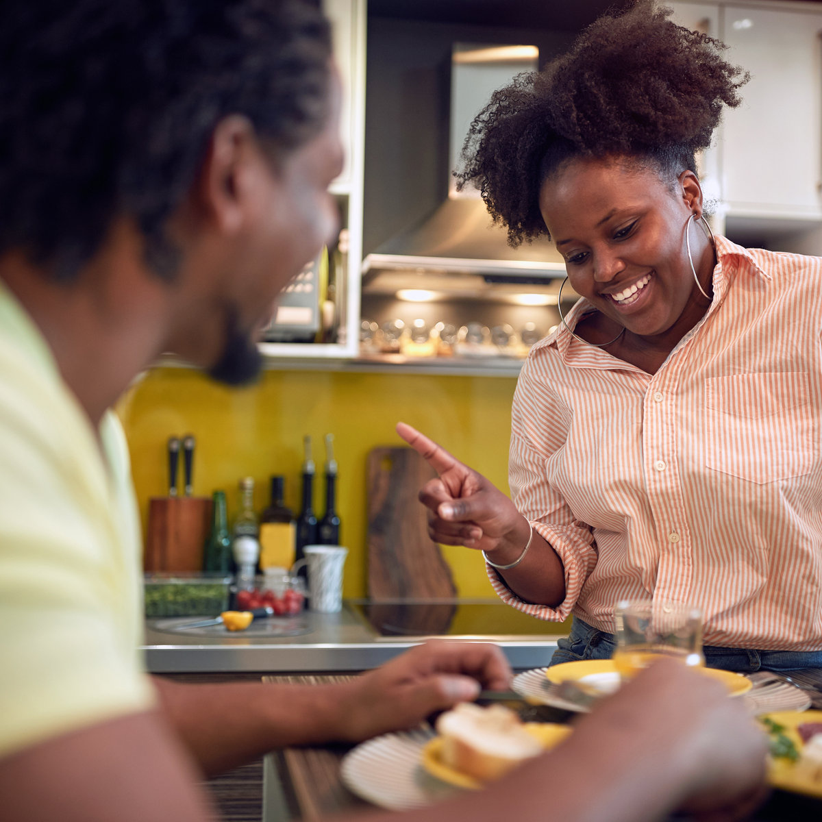 Couple dining connection as part of meals for high blood pressure. https://www.info-on-high-blood-pressure.com/meals-for-high-blood-pressure.html