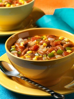 Veg chili soup. https://www.info-on-high-blood-pressure.com/eating-healthy.html