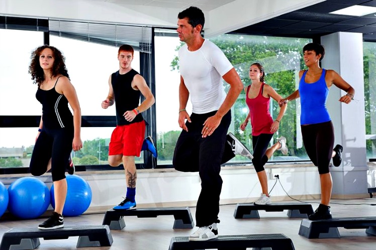 https://www.info-on-high-blood-pressure.com/Raising-Good-Cholesterol.html, Stepping an Aerobic Exercise