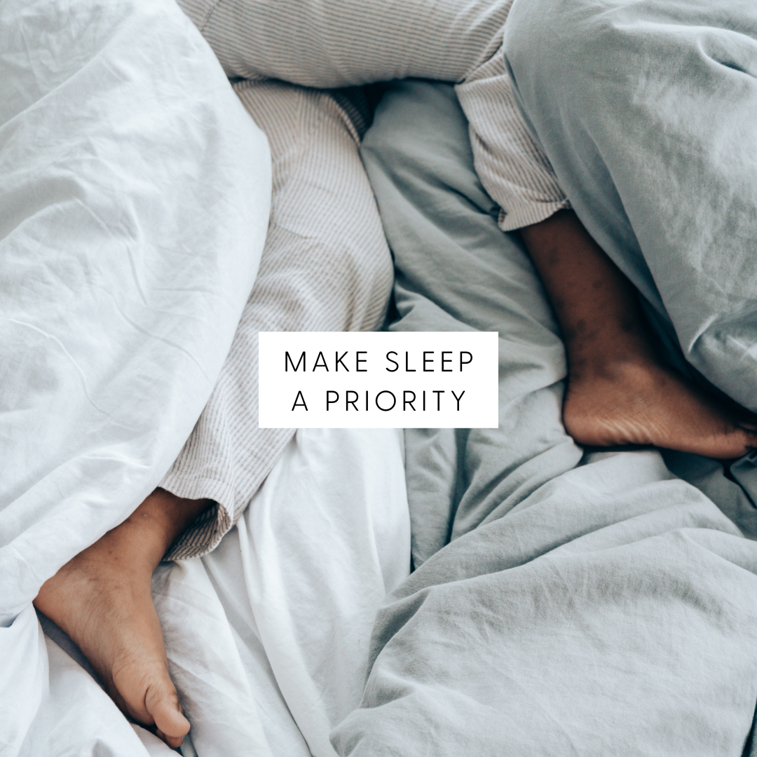 sleep a priority.  https://www.info-on-high-blood-pressure.com/5-pillars-of-health.html