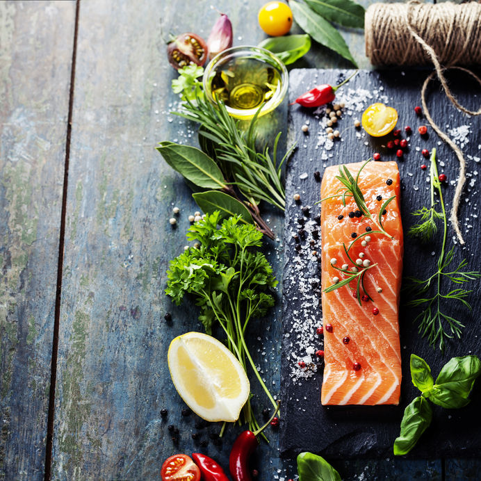 Salmon meal. https://www.info-on-high-blood-pressure.com/Caribbean-And-African-Women.html