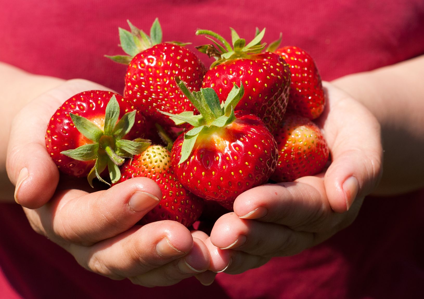 Handful of Strawberries. https://www.info-on-high-blood-pressure.com/Potassium-High-Blood-Pressure.html